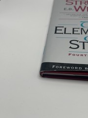 The Elements of Style 4th Edition By William Strunk Jr &E.B.white