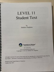Essentials in Literature and Essentials in Writing 11th grade