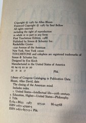 The Closing of the American Mind – Paperback By Bloom, Allan – GOOD