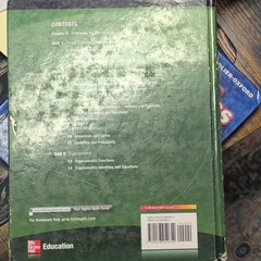 McGraw-Hill Education Glencoe Algebra 2 Hardcover Textbook Common Core