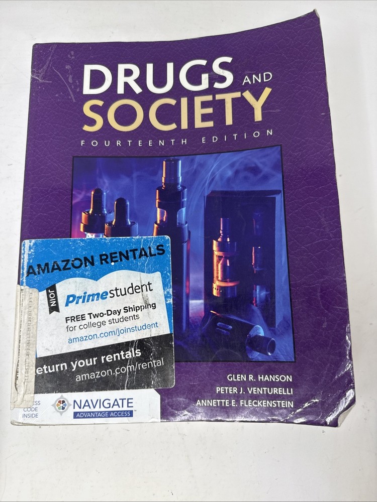Drugs And Society – Fourteenth Edition :college textbook Used/ Acceptable