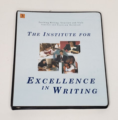 IEW – Teaching Writing: Structure and Style Seminar Practicum Workbook Binder