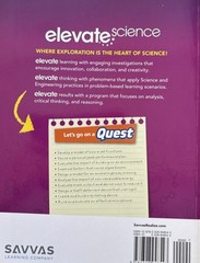 Savvas Learning Company, Elevate Science Course 2 Student Workbook Unused ￼
