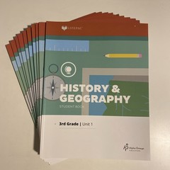 AOP Lifepac History & Geography 3rd Grade Units 1-10 + Teacher’s Guide