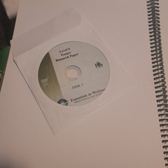 ESSENTIALS IN WRITING Level 9 Text book (spiral) & 3 DVDs Matthew Stephens 2021