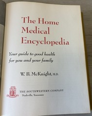 The Home Medical Encyclopedia A Guide to Health 1968 Hardcover W.B McKnight M.D.