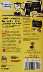 Word 6 for Windows For Dummies Quick Reference. George Lynch. 182 Pages