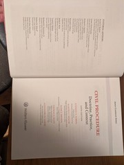 Civil Procedure: Doctrine, Practice, and Context by Subrin et al, 6th ed – good