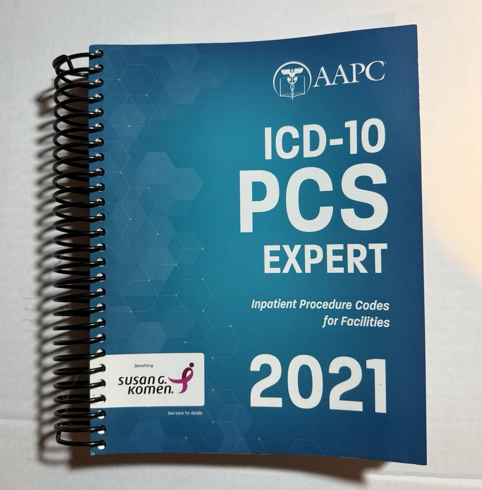 AAPC ICD-10 PCS Expert 2021 Inpatient Procedure Codes Spiral Bound Textbook