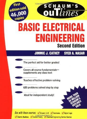 Schaum’s Outline of Basic Electrical Engineering – Paperback – GOOD