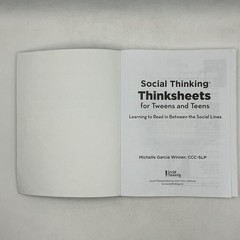 Social Thinking Thinksheets For Tweens And Teens Michelle Garcia 2011 No CD