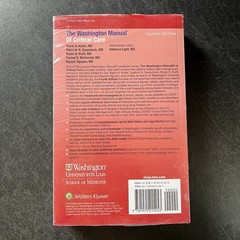 The Washington Manual of Critical Care Fourth Edition Brand New Sealed