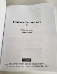Forensic Psychology – Paperback By Harmening, William M. – GOOD USED