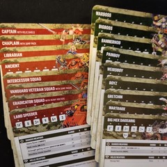 Armageddon Data Cards 11th Edition 40K