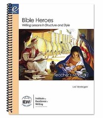 Bible Heroes, Writing Lessons – Spiral-bound, by Lori Verstegen – Very Good