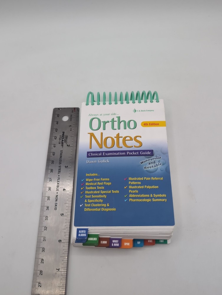 Ortho Notes : Clinical Examination Pocket Guide by Dawn T. Gulick (2018, Spiral)