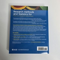 Research Methods and Statistics for Public and Nonprofit Administrators Paper