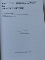 Practical Stress Analysis for Design Engineers (HC Book) Jean-Claude Flabel 1 Ed