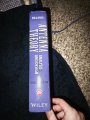 Wiley Antenna Theory: Analysis and Design 4th Ed Hardcover – Balanis
