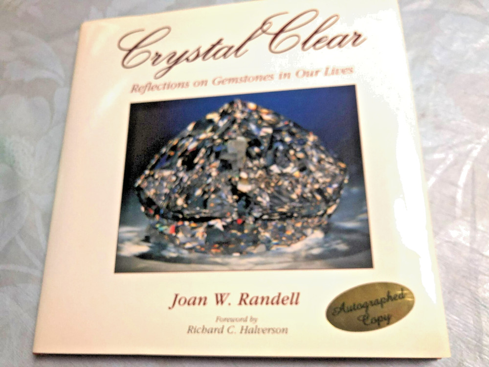 RARE SIGNED 1ST EDITION! Crystal Clear by Joan Randell (1995, Hardcover) FINE DJ
