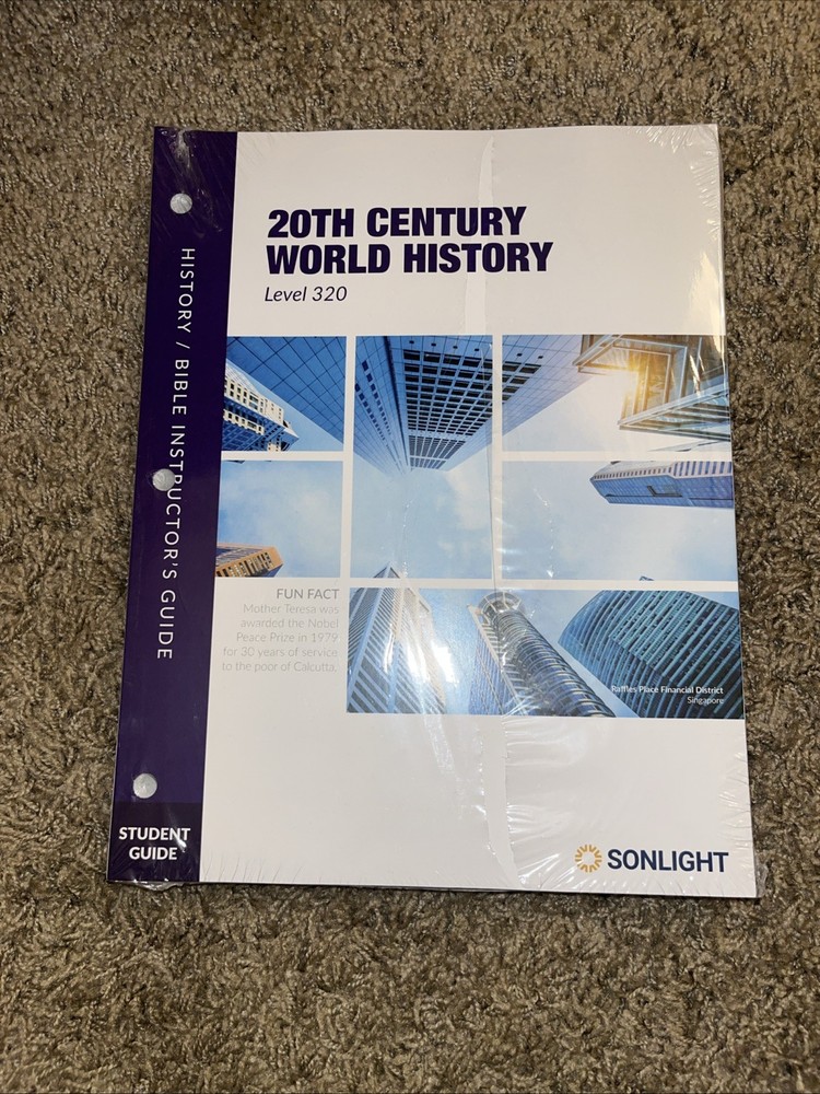Sonlight 20th Century World History Levrl 320 Instructor/Student Guide