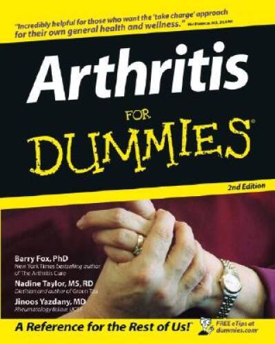 Arthritis For Dummies – Paperback By Fox, Barry – VERY GOOD