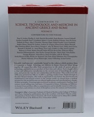 Companion to Science, Technology & Medicine in Ancient Greece & Rome HC Sealed