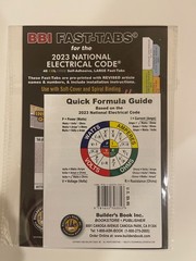 NFPA 70 National Electrical Code Spiral 2023 With BBI Tabs & Quick Formula Guide