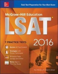 McGraw-Hill Education LSAT 2016 (McGraw-Hills LSAT) – Paperback – GOOD