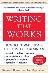 Joel Raphaelson Kenneth Roman Writing That Works (Paperback) (UK IMPORT)