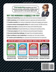 Print Handwriting Workbook for Adults: Perfect Your Print Handwriting With Pr…