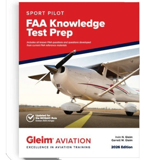 Gleim Sport Pilot Knowledge Test Prep – 2026 Edition