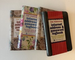 The Personal Internet Address & Password Logbook Peter Pauper Press Lot Of 4 New