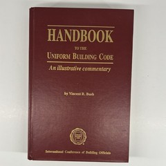 Vintage Uniform Building Code 1988 & Handbook Int. Conference of Building
