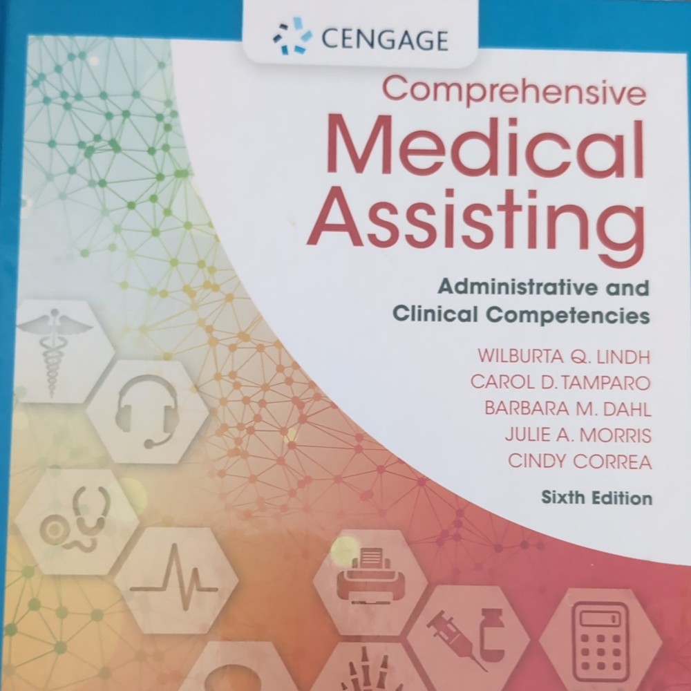 Cengage Comprehensive Medical Assisting 6th Edition Lindh Tamparo Dahl Morris