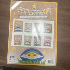 Mega words 1, 3rd Edition, Advancing Word Knowledge For Comprehension