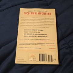 Getting to Yes: Negotiating Agreement Without Giving In
