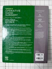 Green’s Operative Hand Surgery Volume 2 8th Edition 2022, Hardcover Ships Fast