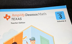 Amplify DESMOS MATH Grade 3 Vol 2, TEACHER Ed Mathematics Spiralbound HB, TEXAS