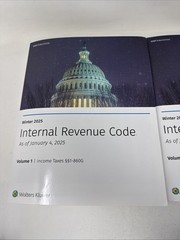 Internal Revenue Code Winter 2025 As Of January 4, 2025 Vol 1 & 2