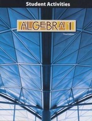 Algebra 1 Stu ACT Manual Grd9 – Hardcover, by Bob Jones University – Very Good