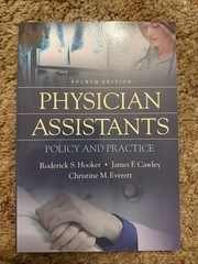 Physician Assistants: Policy and Practice 4th Edition