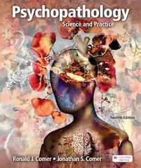 Psychopathology: Science and Practice – Paperback, by Comer Ronald; Comer – Good