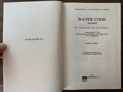 Deering’s California Codes Annotated Water 46000- Lexis Nexis HB Law Book Books