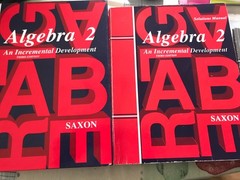 Saxon ALGEBRA 2 Complete Set – Text, Sol Manual, HS Tests, Answer Key – GOOD