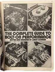 THE COMPLETE GUIDE TO BOLT-ON PERFORMANCE ENGINE REPAIR MANUAL BOOK S-A DESIGN