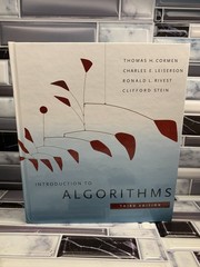 Introduction to Algorithms, Third Edition by Charles E. Leiserson, Thomas H….