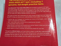 ACT Prep Guide 2022-2023 Paperback By ACT Like New The Official