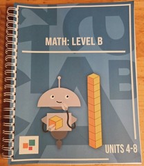 Miacademy Workbook: Math Level B Units 4-8 Spiral Bound Homeschooling