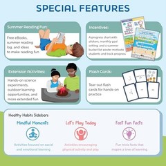 Summer Learning Workbook 2nd to 3rd Grade 160 Pages Fun Activities and Progre…